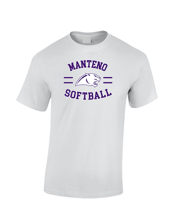 Manteno HS Softball Curve - Cotton T-Shirt