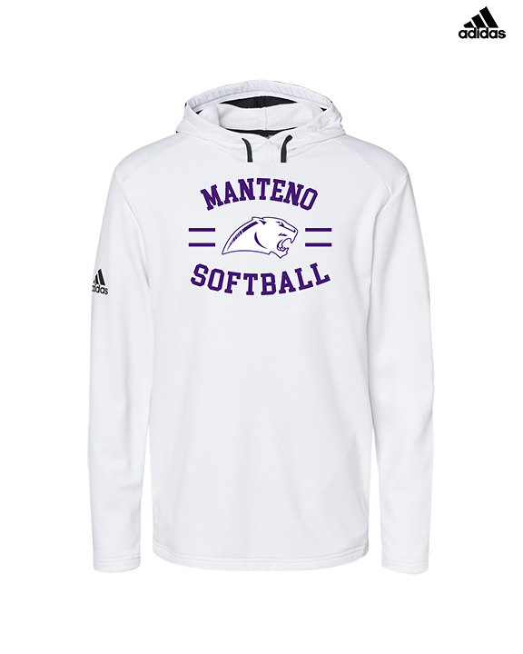 Manteno HS Softball Curve - Mens Adidas Hoodie