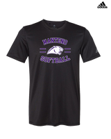 Manteno HS Softball Curve - Mens Adidas Performance Shirt