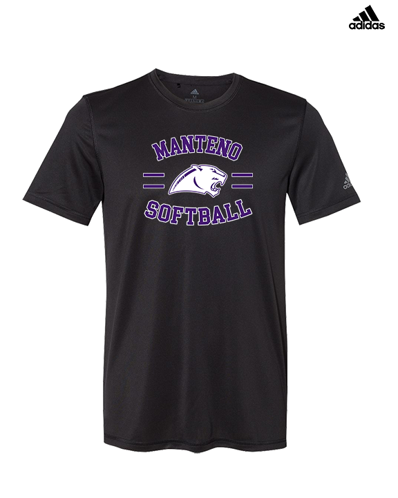 Manteno HS Softball Curve - Mens Adidas Performance Shirt