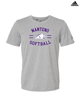 Manteno HS Softball Curve - Mens Adidas Performance Shirt