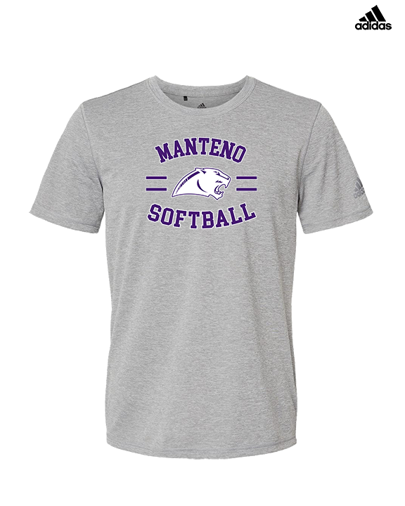 Manteno HS Softball Curve - Mens Adidas Performance Shirt