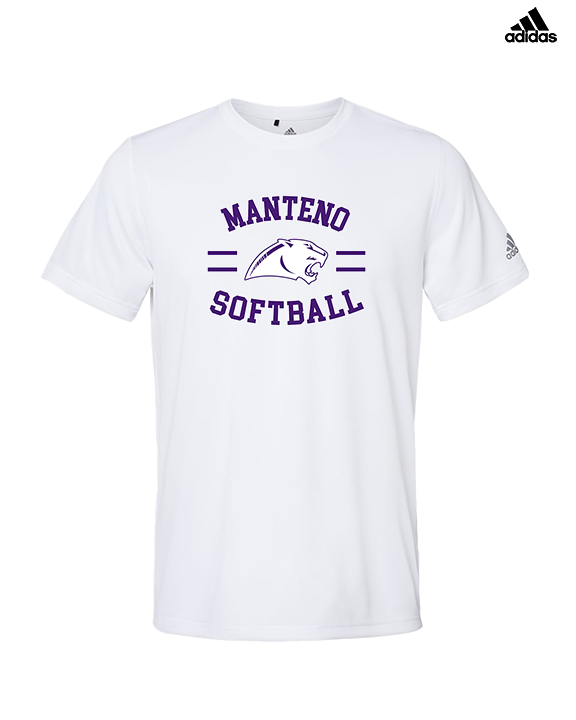 Manteno HS Softball Curve - Mens Adidas Performance Shirt