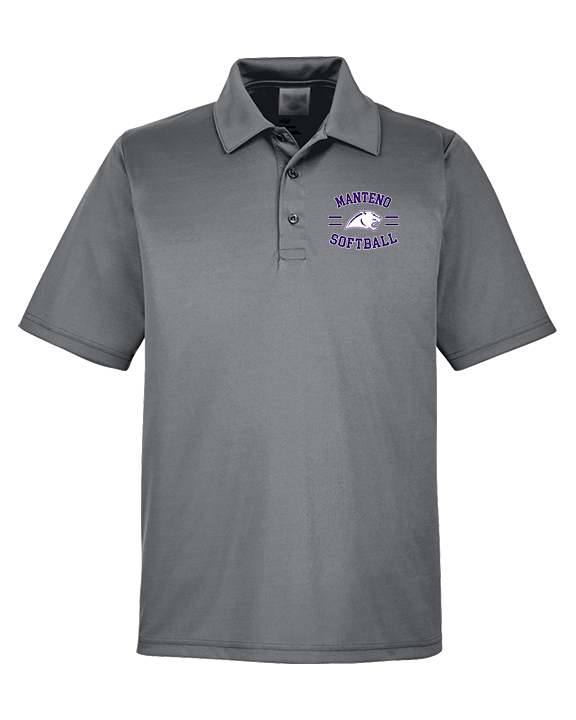 Manteno HS Softball Curve - Mens Polo