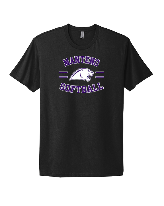 Manteno HS Softball Curve - Mens Select Cotton T-Shirt