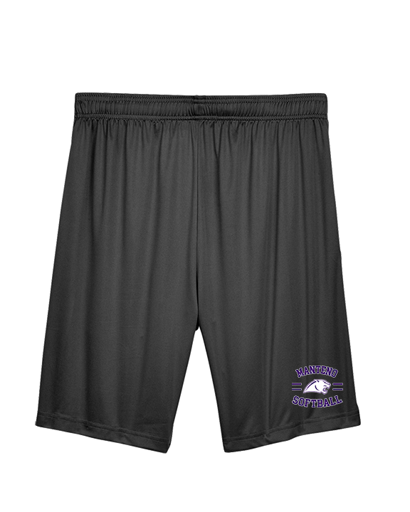 Manteno HS Softball Curve - Mens Training Shorts with Pockets