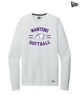 Manteno HS Softball Curve - New Era Performance Long Sleeve