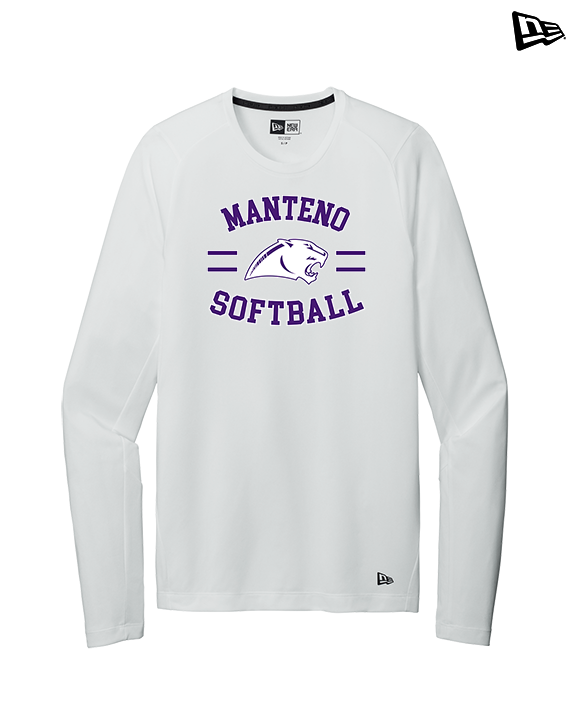 Manteno HS Softball Curve - New Era Performance Long Sleeve