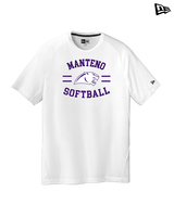 Manteno HS Softball Curve - New Era Performance Shirt