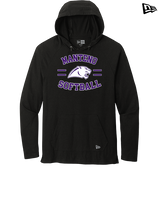 Manteno HS Softball Curve - New Era Tri-Blend Hoodie