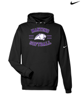 Manteno HS Softball Curve - Nike Club Fleece Hoodie