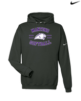 Manteno HS Softball Curve - Nike Club Fleece Hoodie