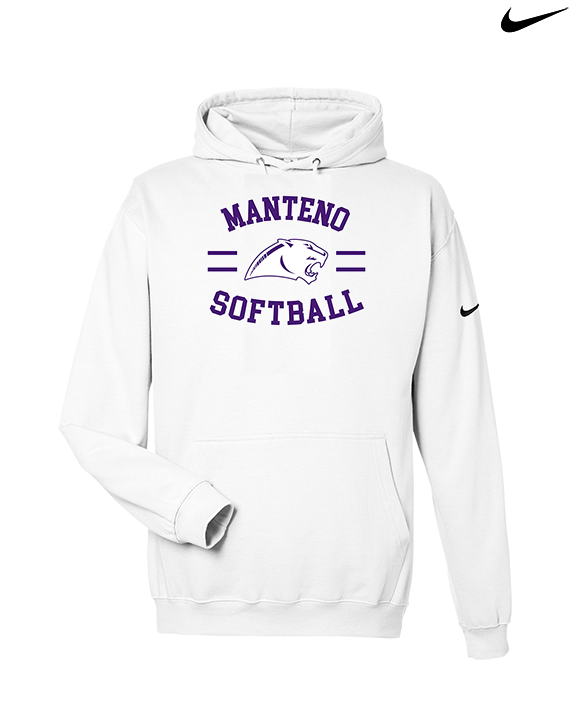 Manteno HS Softball Curve - Nike Club Fleece Hoodie