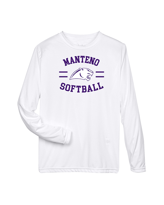 Manteno HS Softball Curve - Performance Longsleeve