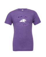 Manteno HS Softball Curve - Tri-Blend Shirt