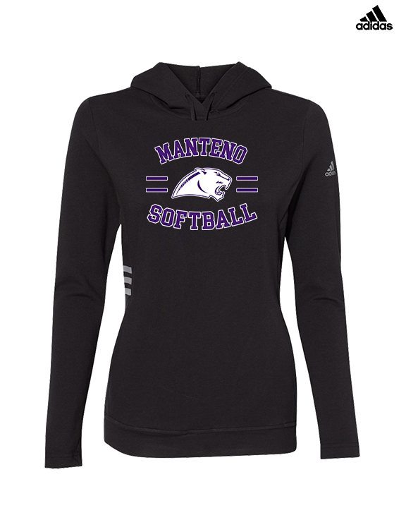 Manteno HS Softball Curve - Womens Adidas Hoodie