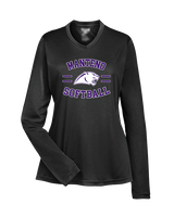 Manteno HS Softball Curve - Womens Performance Longsleeve