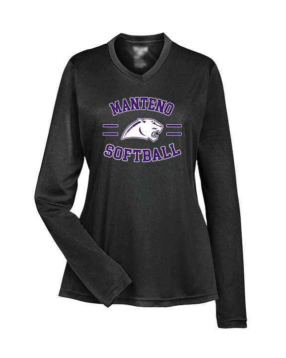 Manteno HS Softball Curve - Womens Performance Longsleeve