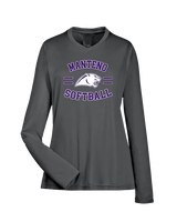 Manteno HS Softball Curve - Womens Performance Longsleeve