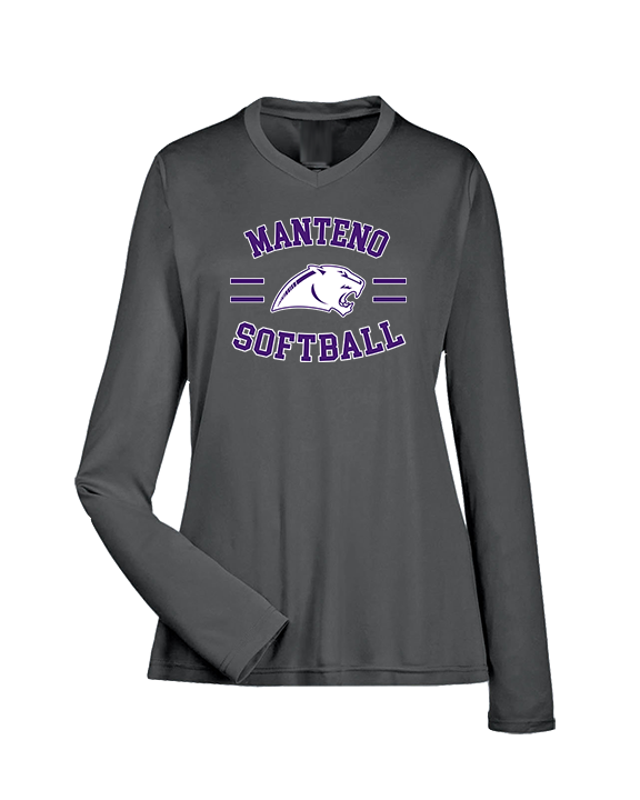 Manteno HS Softball Curve - Womens Performance Longsleeve