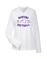 Manteno HS Softball Curve - Womens Performance Longsleeve