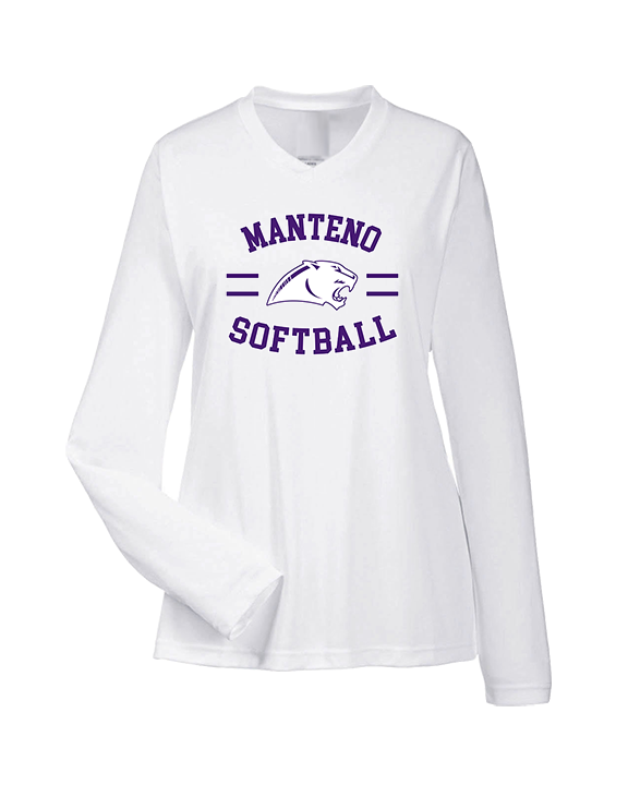 Manteno HS Softball Curve - Womens Performance Longsleeve