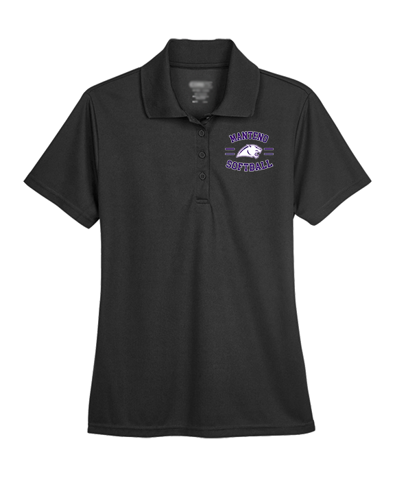 Manteno HS Softball Curve - Womens Polo