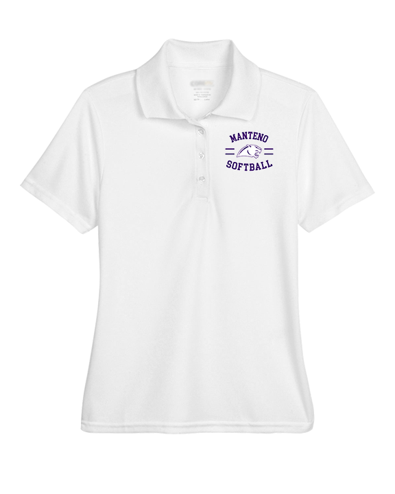 Manteno HS Softball Curve - Womens Polo