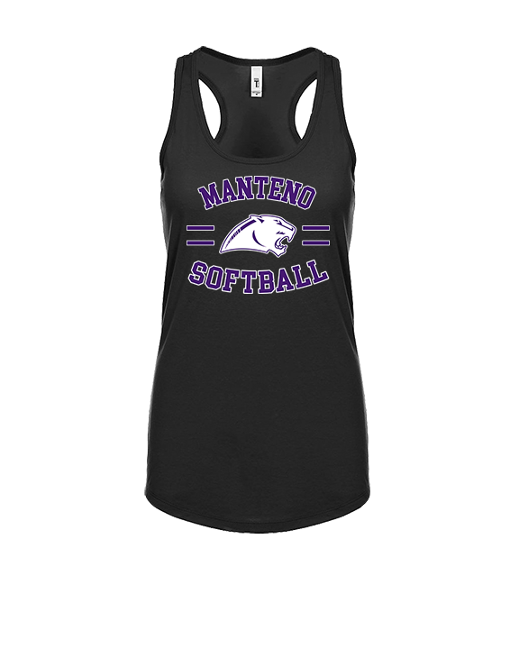 Manteno HS Softball Curve - Womens Tank Top