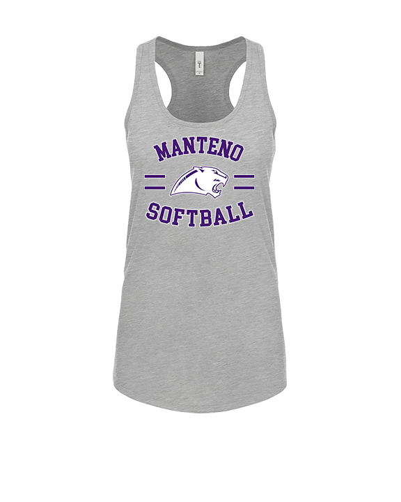 Manteno HS Softball Curve - Womens Tank Top