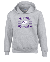 Manteno HS Softball Curve - Youth Hoodie