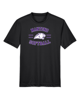 Manteno HS Softball Curve - Youth Performance Shirt