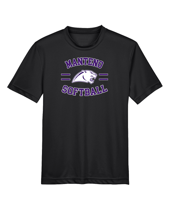 Manteno HS Softball Curve - Youth Performance Shirt