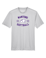 Manteno HS Softball Curve - Youth Performance Shirt