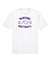 Manteno HS Softball Curve - Youth Performance Shirt