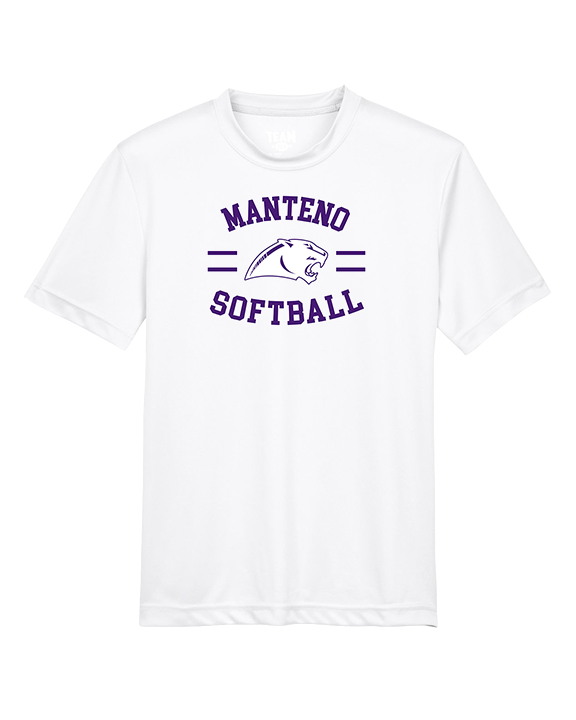 Manteno HS Softball Curve - Youth Performance Shirt