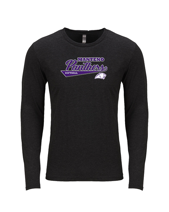 Manteno HS Softball Custom - Tri-Blend Long Sleeve