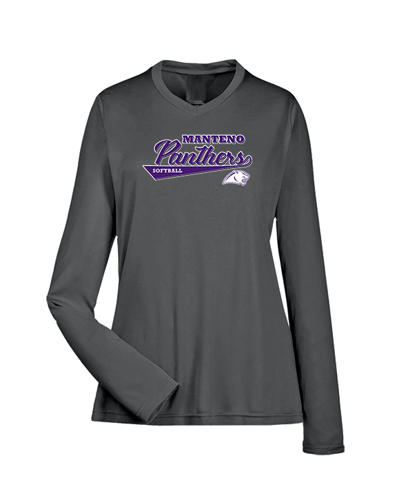 Manteno HS Softball Custom - Womens Performance Longsleeve