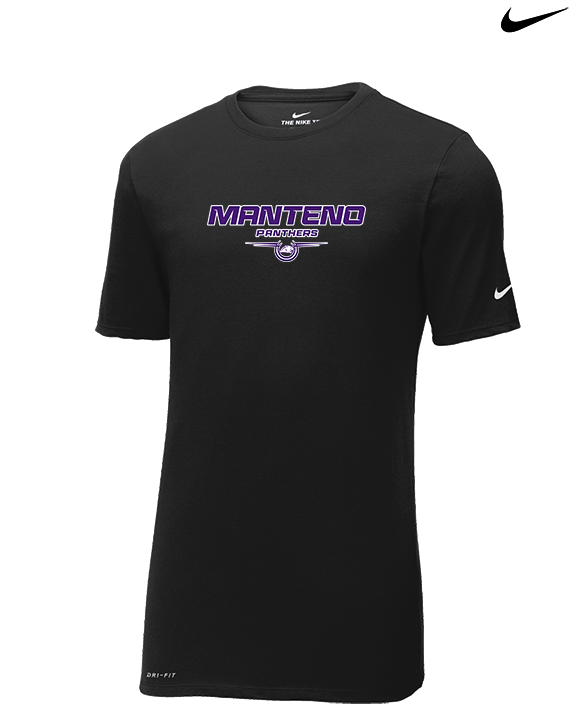 Manteno HS Softball Design - Mens Nike Cotton Poly Tee