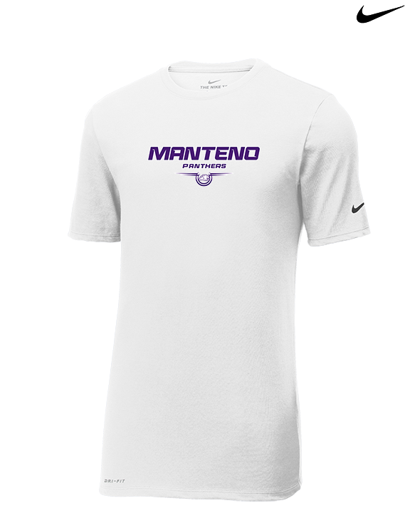 Manteno HS Softball Design - Mens Nike Cotton Poly Tee