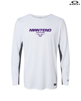 Manteno HS Softball Design - Mens Oakley Longsleeve