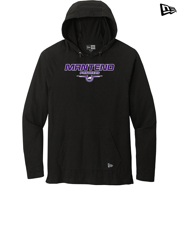 Manteno HS Softball Design - New Era Tri-Blend Hoodie