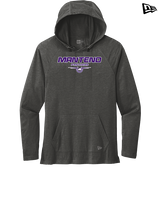 Manteno HS Softball Design - New Era Tri-Blend Hoodie