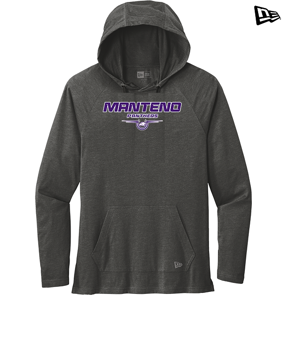 Manteno HS Softball Design - New Era Tri-Blend Hoodie