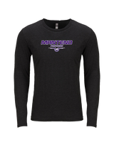 Manteno HS Softball Design - Tri-Blend Long Sleeve