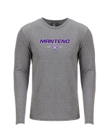 Manteno HS Softball Design - Tri-Blend Long Sleeve