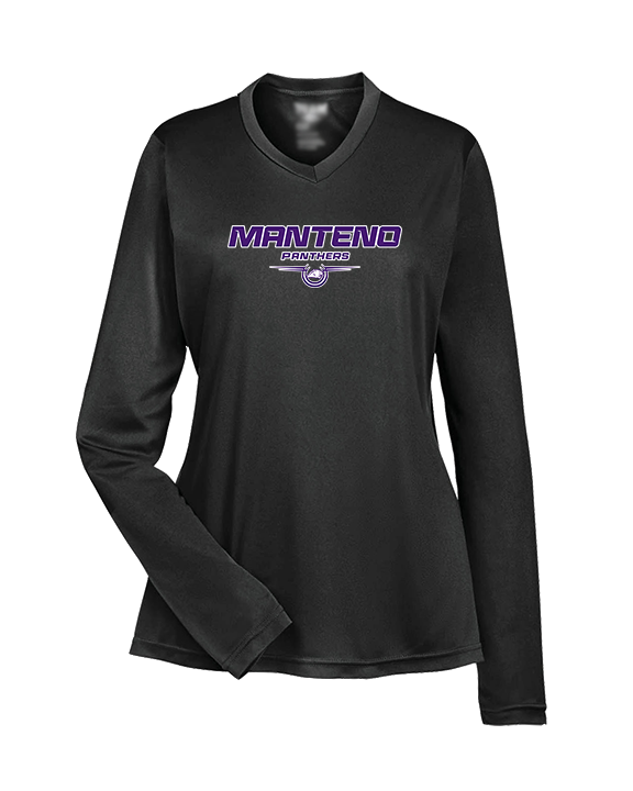 Manteno HS Softball Design - Womens Performance Longsleeve