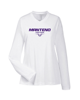 Manteno HS Softball Design - Womens Performance Longsleeve