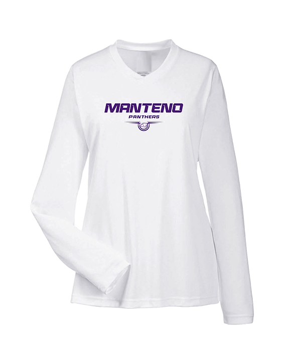 Manteno HS Softball Design - Womens Performance Longsleeve