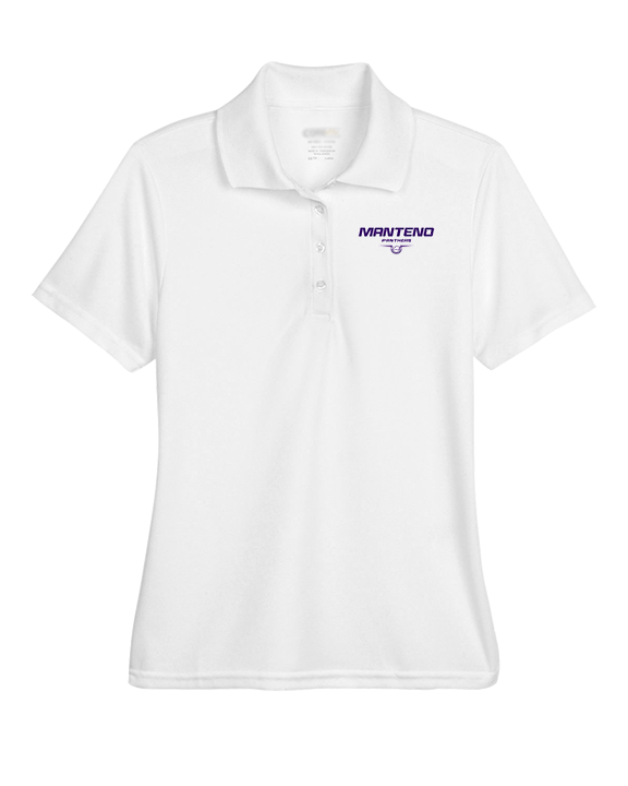 Manteno HS Softball Design - Womens Polo